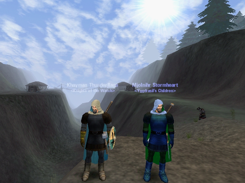 Friends, Mjolnihr and Khayman take a breather.