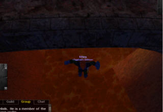 Nothing like falling 200ft into LAVA . . . owie?