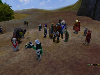I was in command of the siege until everyone left!